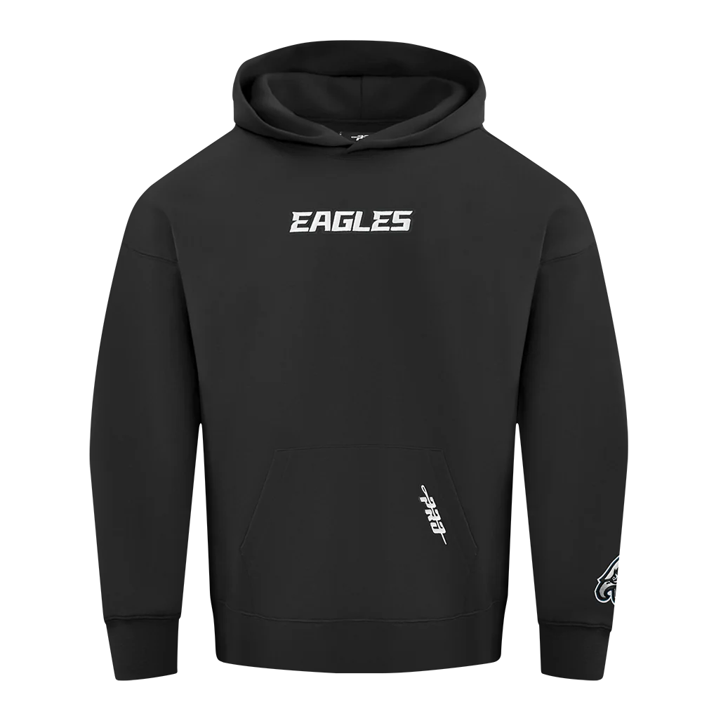 NFL PHILADELPHIA EAGLES WINGSPAN MEN'S DROP SHOULDER FLEECE PULLOVER HOODIE