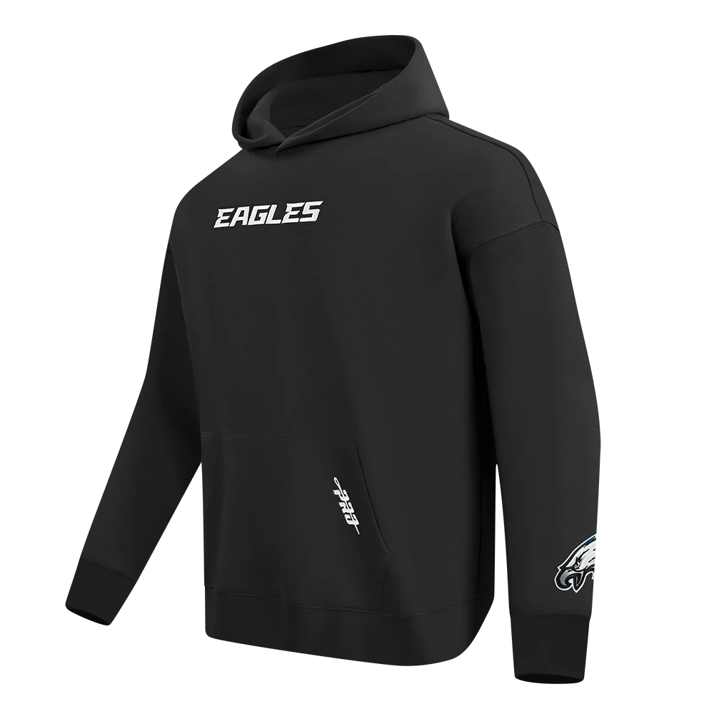 NFL PHILADELPHIA EAGLES WINGSPAN MEN'S DROP SHOULDER FLEECE PULLOVER HOODIE