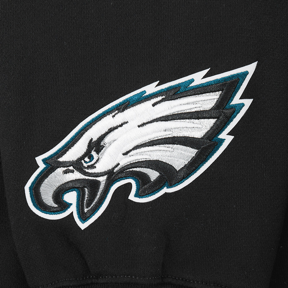 NFL PHILADELPHIA EAGLES WINGSPAN MEN'S DROP SHOULDER FLEECE PULLOVER HOODIE