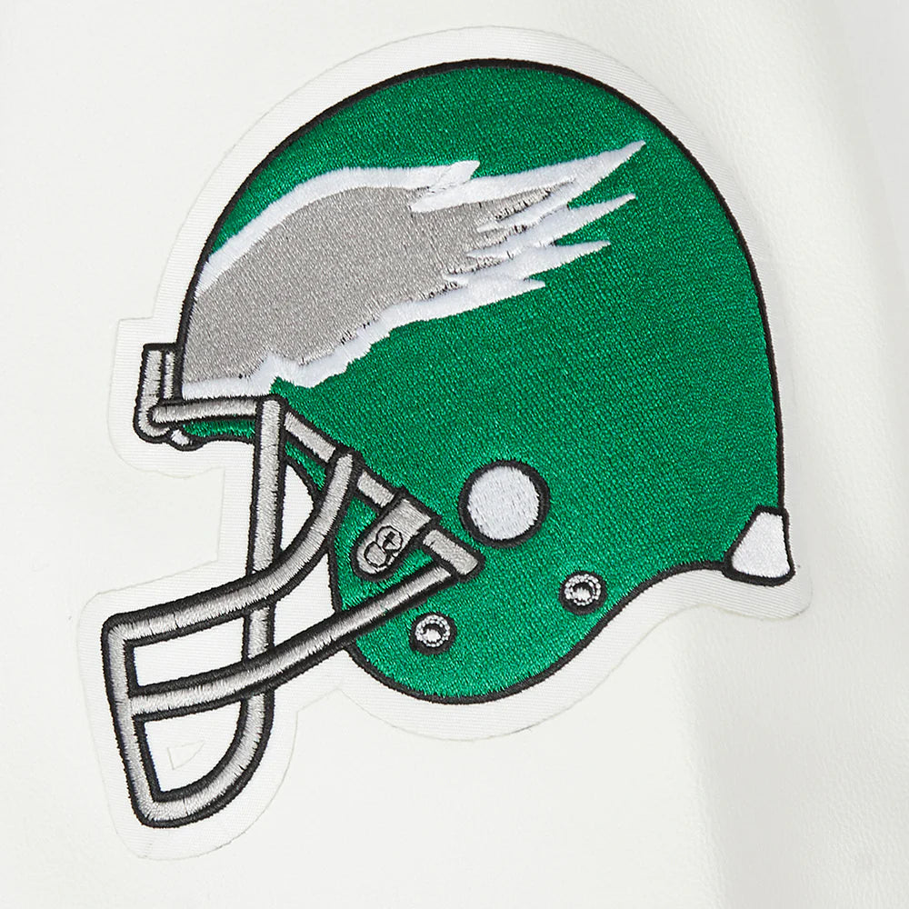 NFL PHILADELPHIA EAGLES BEST OF MEN'S LEATHER VARSITY JACKET