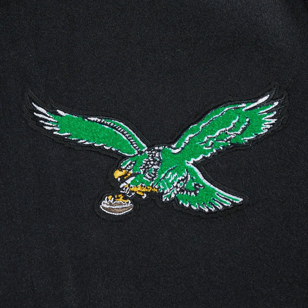 NFL PHILADELPHIA EAGLES BEST OF MEN'S RIB WOOL VARSITY JACKET
