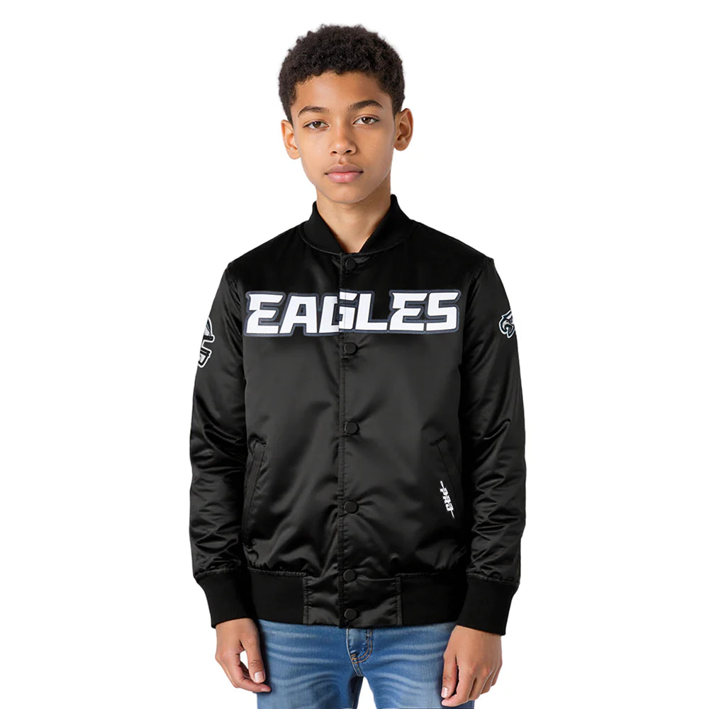NFL PHILADELPHIA EAGLES CLASSIC BIG BOYS SATIN JACKET