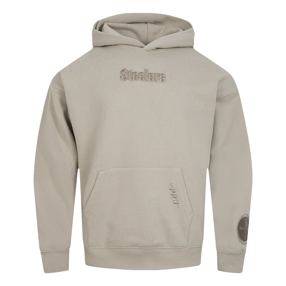 NFL PITTSBURGH STEELERS WINGSPAN MEN'S DROP SHOULDER PO HOODIE
