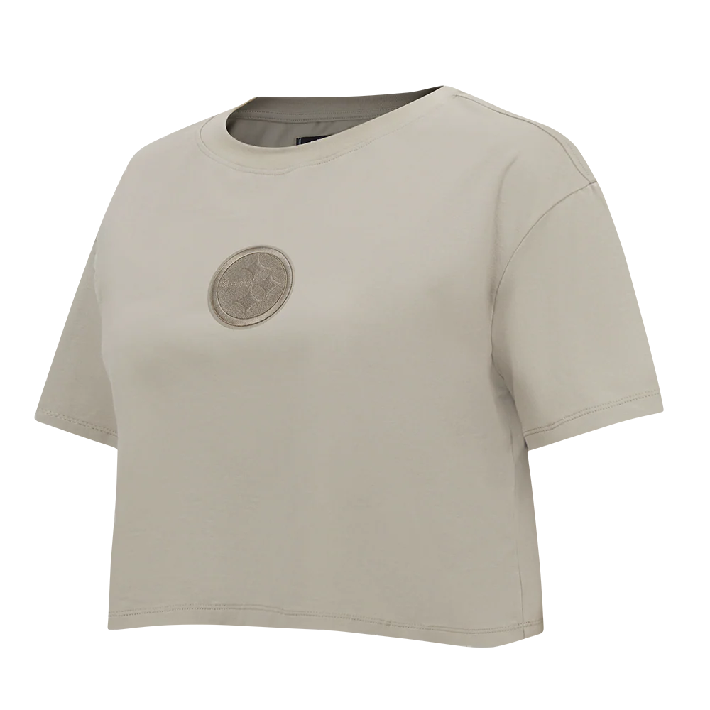 NFL PITTSBURGH STEELERS WINGSPAN WOMEN'S SJ BOXY TEE