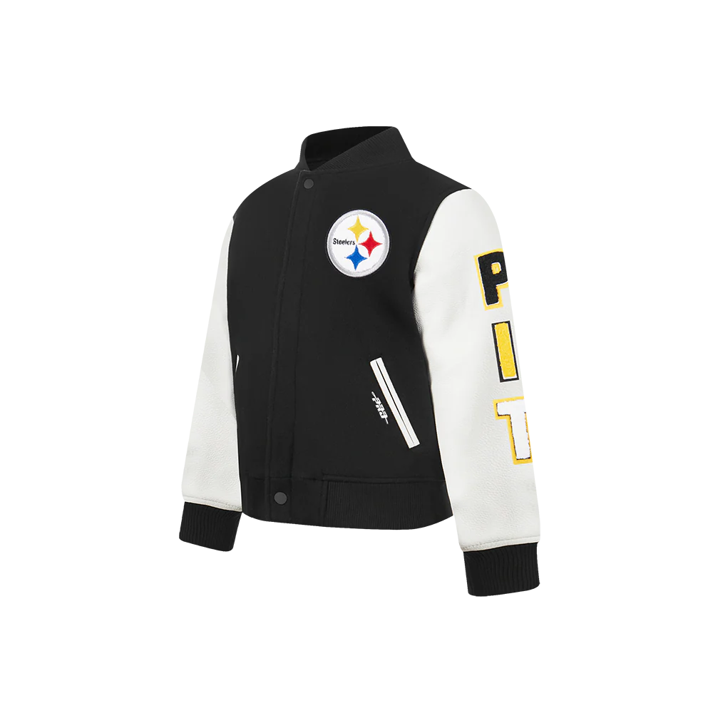 NFL PITTSBURGH STEELERS CLASSIC TODDLER BOYS WOOL VARSITY JACKET