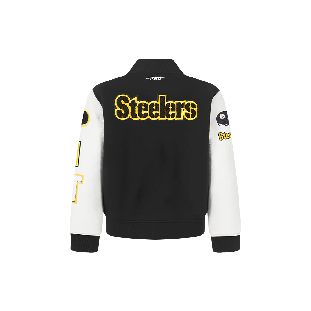 NFL PITTSBURGH STEELERS CLASSIC TODDLER BOYS WOOL VARSITY JACKET