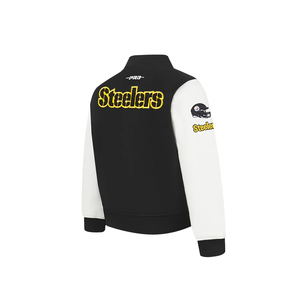 NFL PITTSBURGH STEELERS CLASSIC TODDLER BOYS WOOL VARSITY JACKET