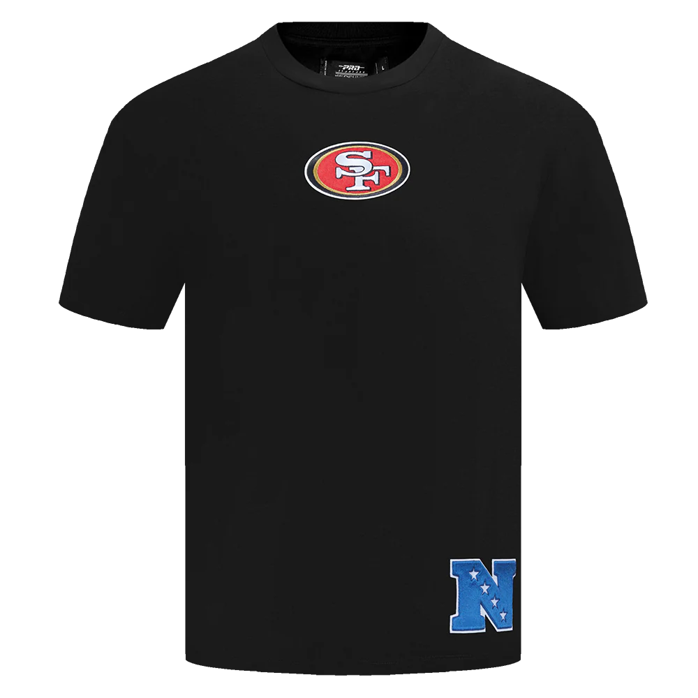 NFL SAN FRANCISCO 49ERS WINGSPAN MEN'S COTTON JERSEY DROP SHOULDER TEE