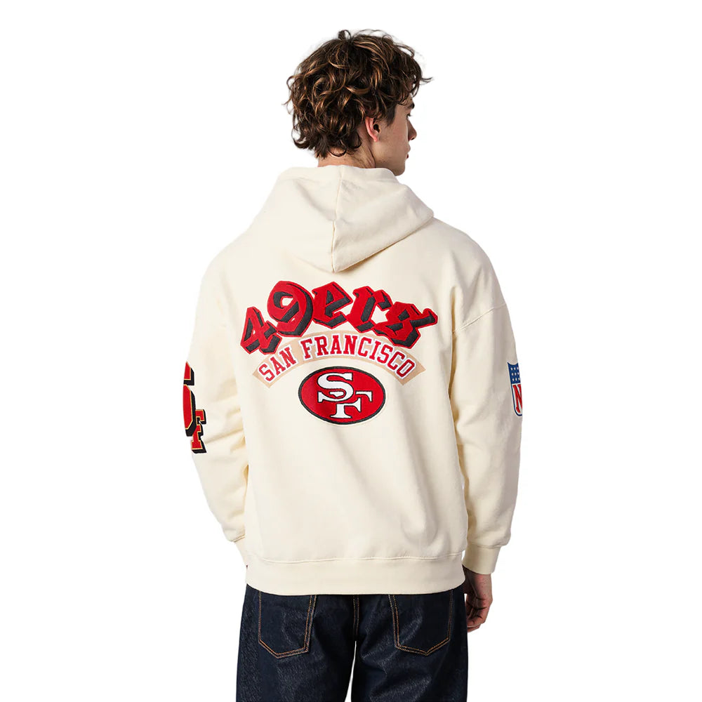 NFL SAN FRANCISCO 49ERS BEST OF MEN'S DROP SHOULDER FLC PO HOODIE