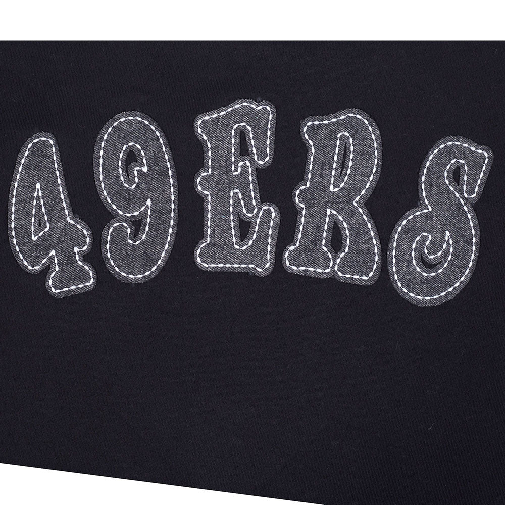 NFL SAN FRANCISCO 49ERS REBEL ATHLETICS MEN'S FLC PO HOODIE