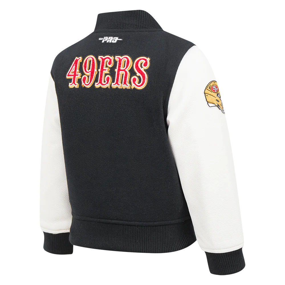 NFL SAN FRANCISCO 49ERS CLASSIC TODDLER BOYS WOOL VARSITY JACKET