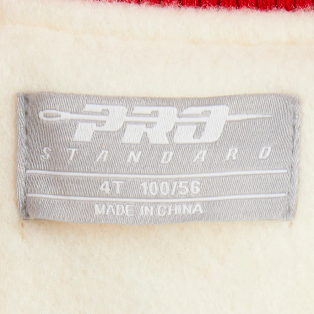 NFL SAN FRANCISCO 49ERS RETRO CLASSIC TODDLER BOYS RIB WOOL VARSITY JACKET