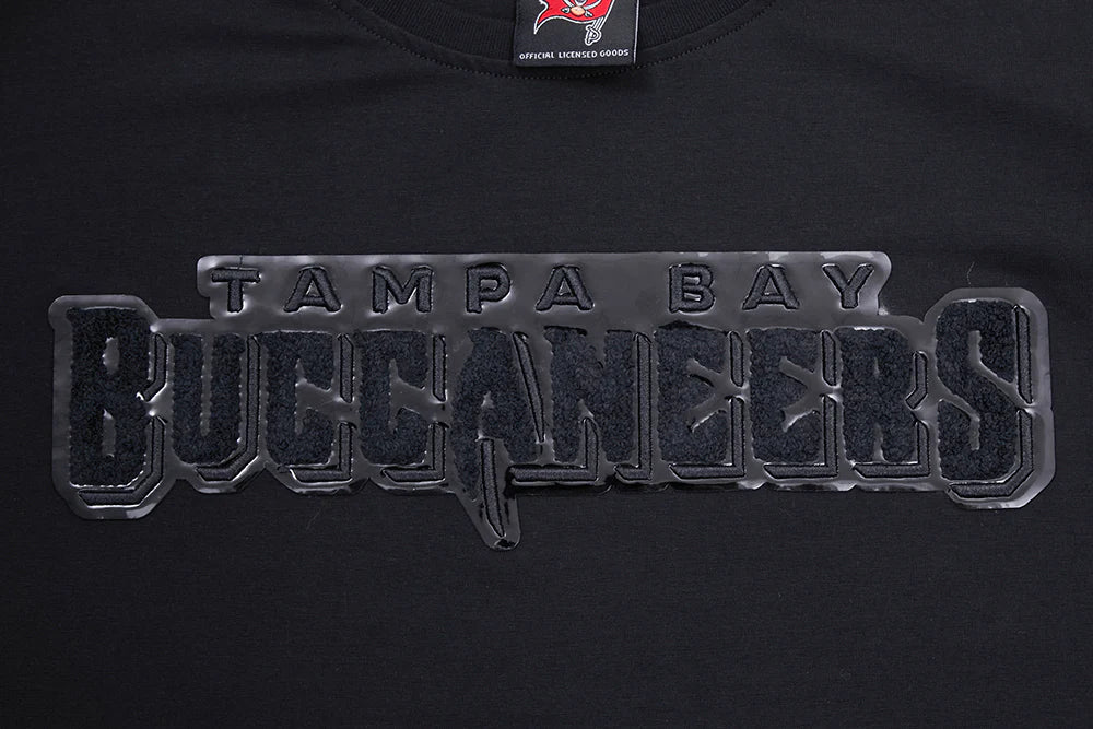 NFL TAMPA BAY BUCCANEERS TRIPLE BLACK MEN'S TEE