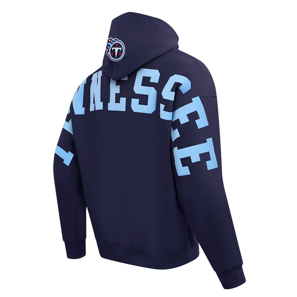 NFL TENNESSEE TITANS WINGSPAN MEN'S DROP SHOULDER FLC PO HOODIE