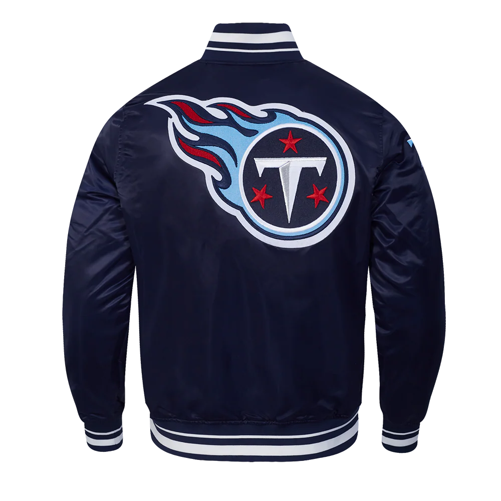 NFL TENNESSEE TITANS MASHUP MEN'S RIB SATIN JACKET