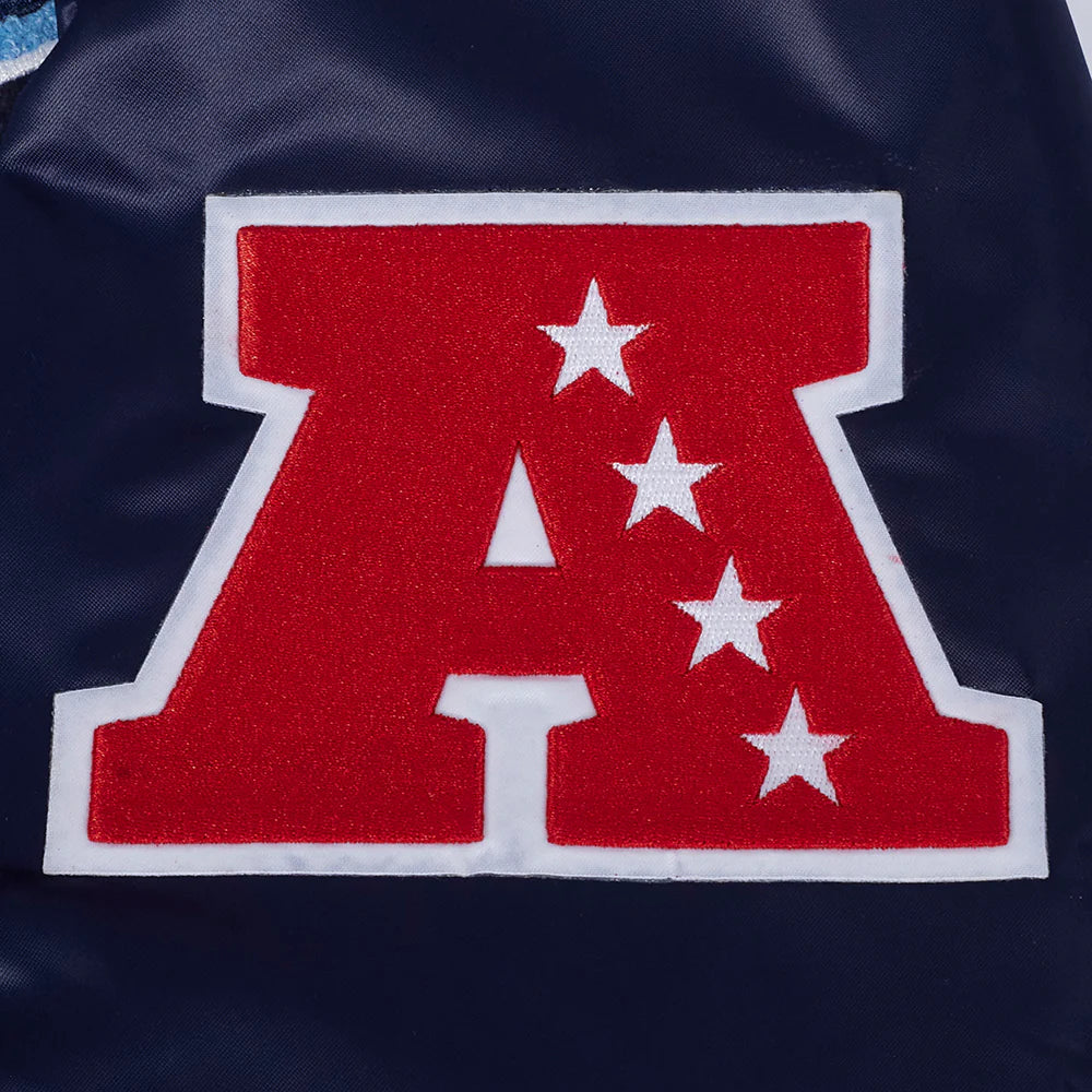 NFL TENNESSEE TITANS MASHUP MEN'S RIB SATIN JACKET