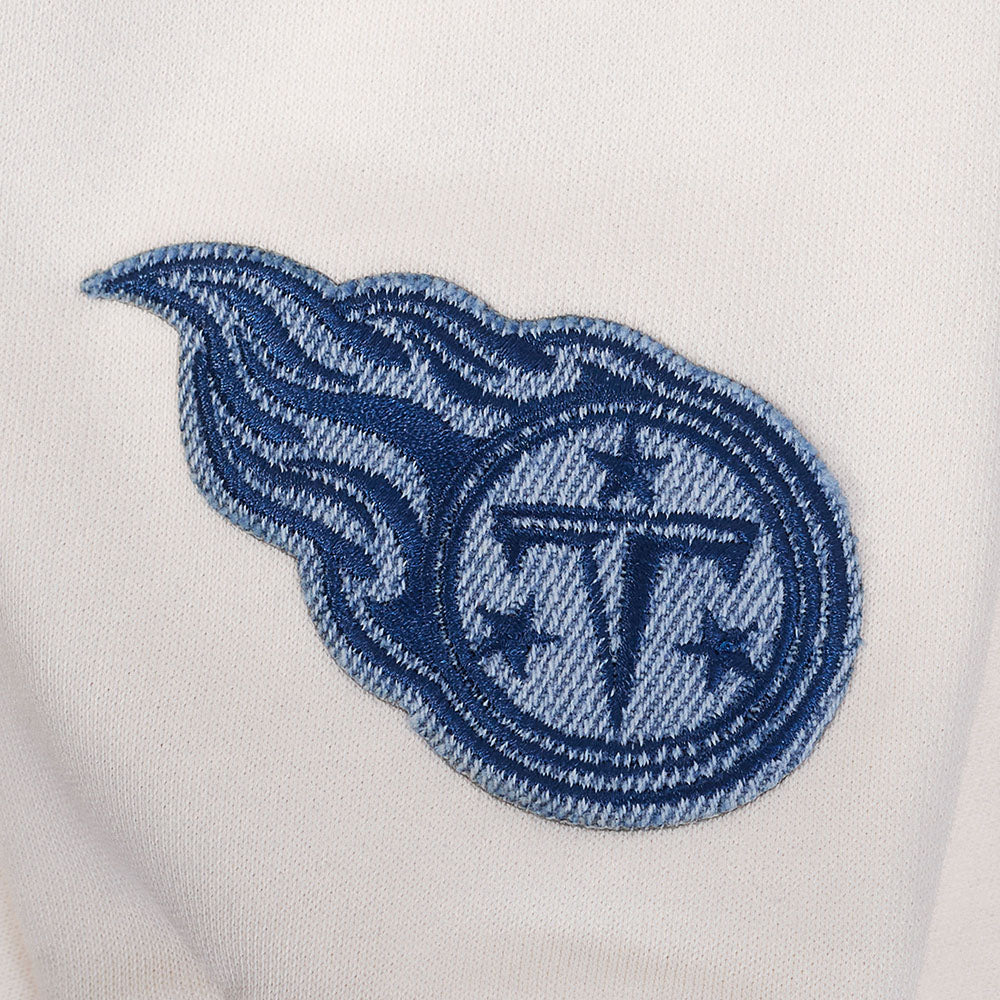 NFL TENNESSEE TITANS VARSITY BLUES WOMEN'S FLC CREWNECK