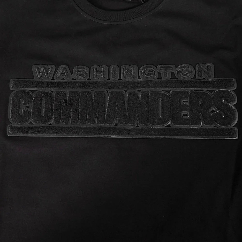 NFL WASHINGTON COMMANDERS TRIPLE BLACK MEN'S TEE