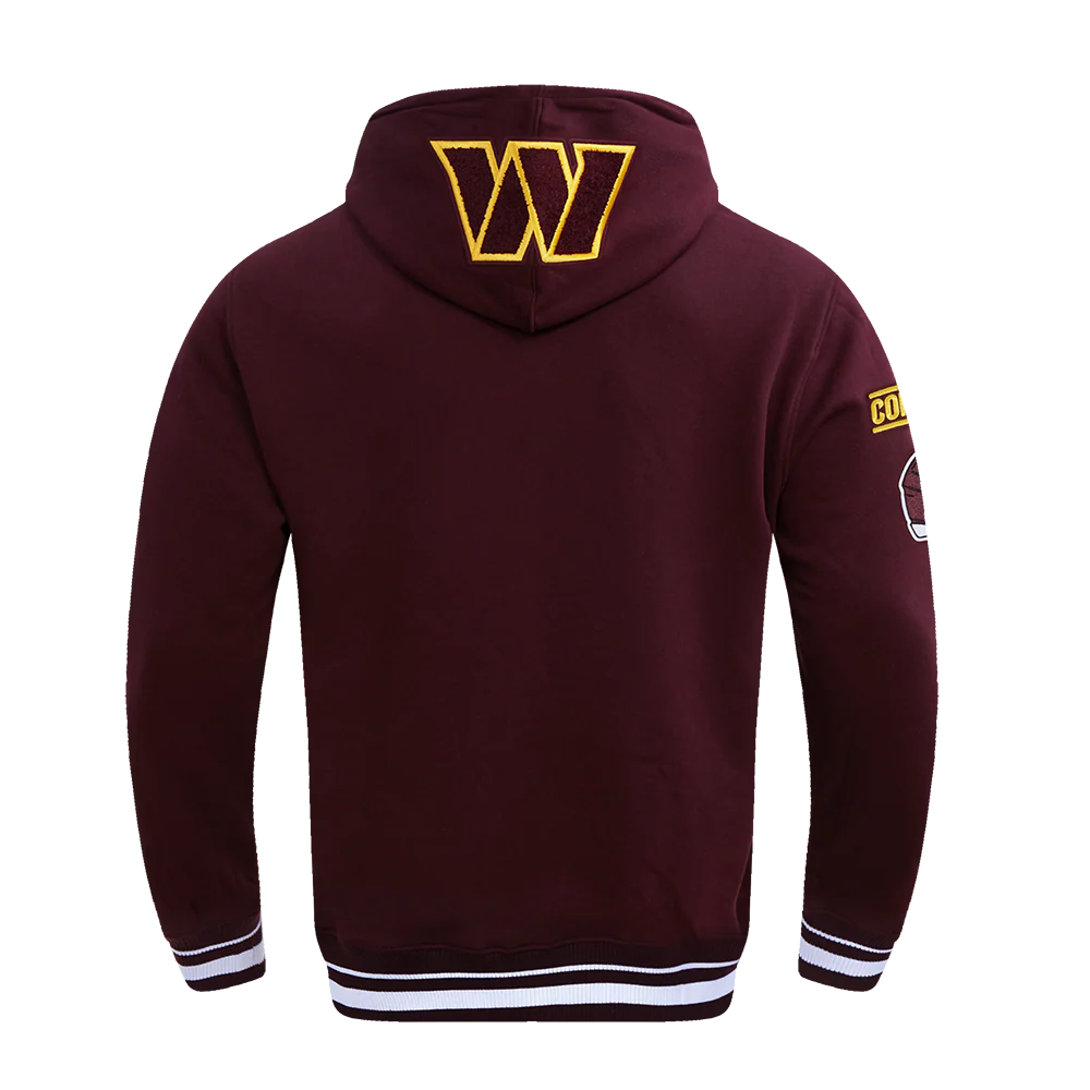 NFL WASHINGTON COMMANDERS MASHUP MEN'S RIB PULLOVER HOODIE