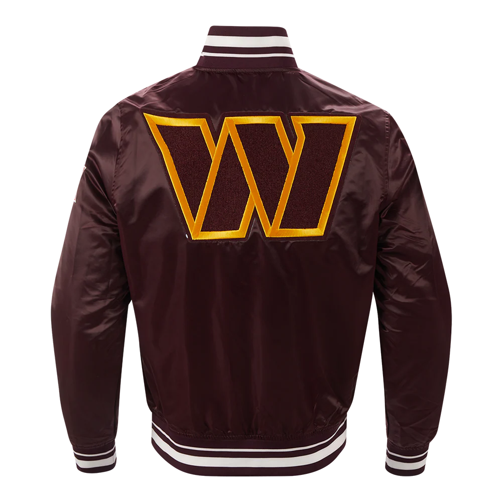 NFL WASHINGTON COMMANDERS MASHUP MEN'S RIB SATIN JACKET
