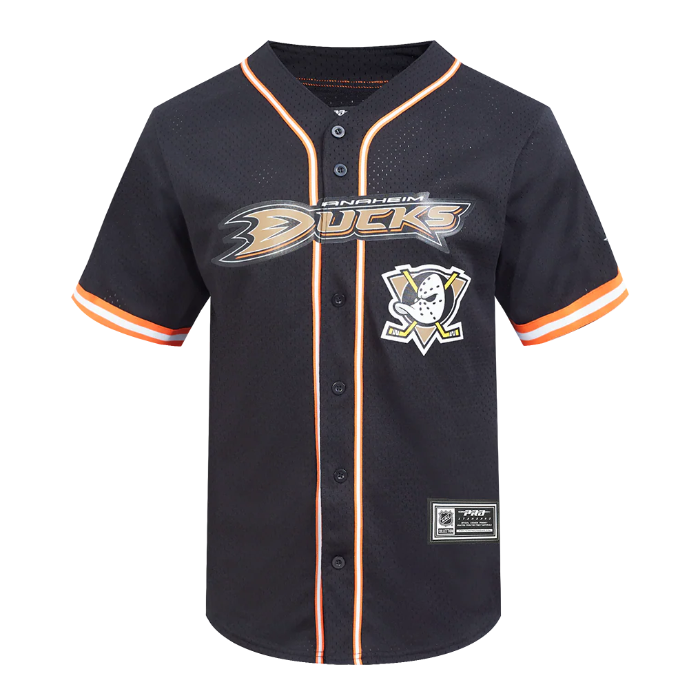 NHL ANAHEIM DUCKS CLASSIC MESH MEN'S BUTTON DOWN SHIRT