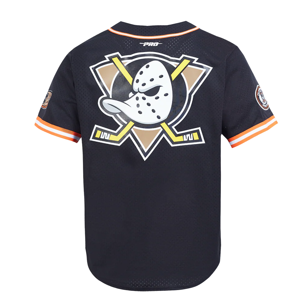 NHL ANAHEIM DUCKS CLASSIC MESH MEN'S BUTTON DOWN SHIRT