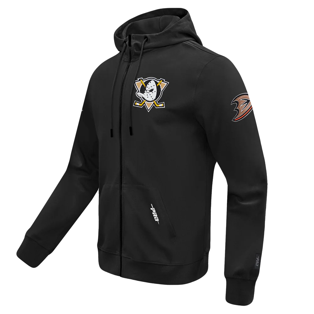 NHL ANAHEIM DUCKS CLASSIC MEN'S CHENILLE DK FZ PO HOODIE