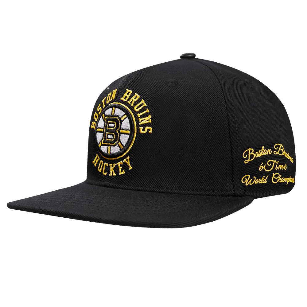NHL BOSTON BRUINS HYBRID WOOL SNAPBACK HAT