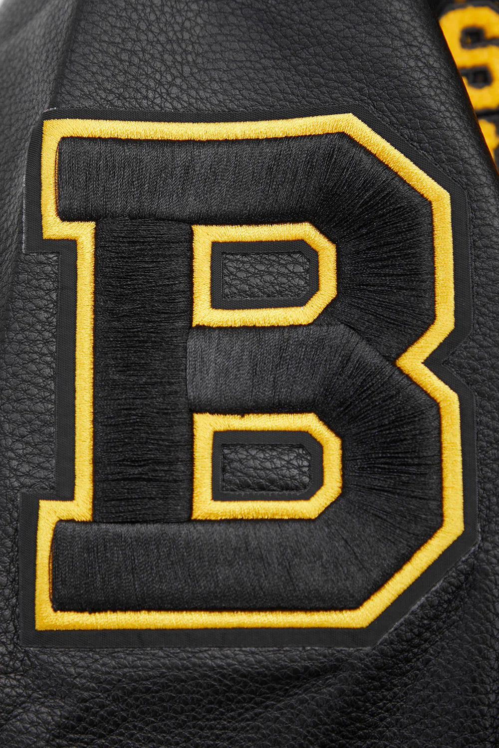 NHL BOSTON BRUINS RETRO CLASSIC WOMEN'S RIB WOOL VARSITY JACKET