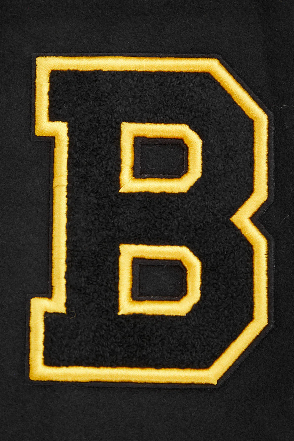 NHL BOSTON BRUINS RETRO CLASSIC WOMEN'S RIB WOOL VARSITY JACKET