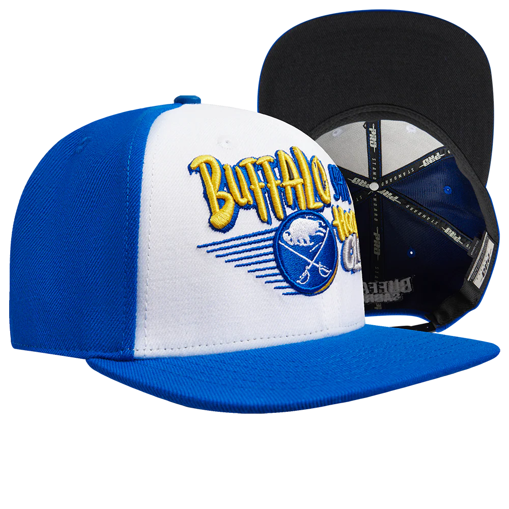 NHL BUFFALO SABRES RETRO MOTION 2 TONE WOOL SNAPBACK HAT