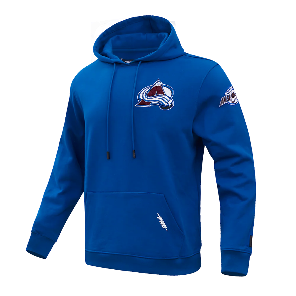 NHL COLORADO AVALANCHE CLASSIC CHENILLE MEN'S PULLOVER HOODIE