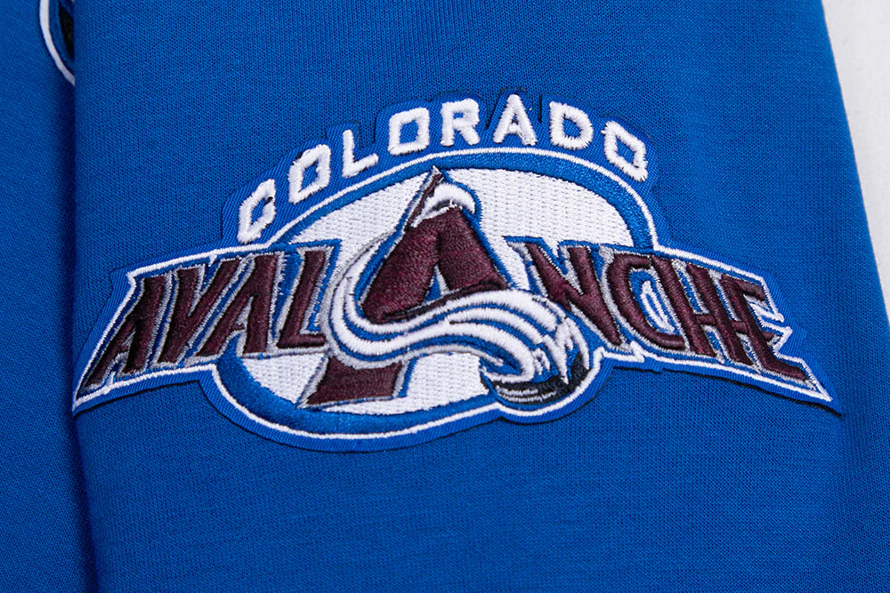 NHL COLORADO AVALANCHE CLASSIC CHENILLE MEN'S PULLOVER HOODIE