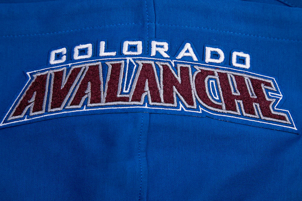 NHL COLORADO AVALANCHE CLASSIC CHENILLE MEN'S PULLOVER HOODIE