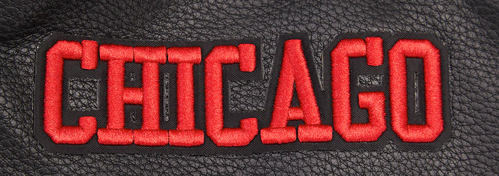 NHL CHICAGO BLACKHAWKS RETRO CLASSIC MEN'S RIB WOOL VARSITY JACKET