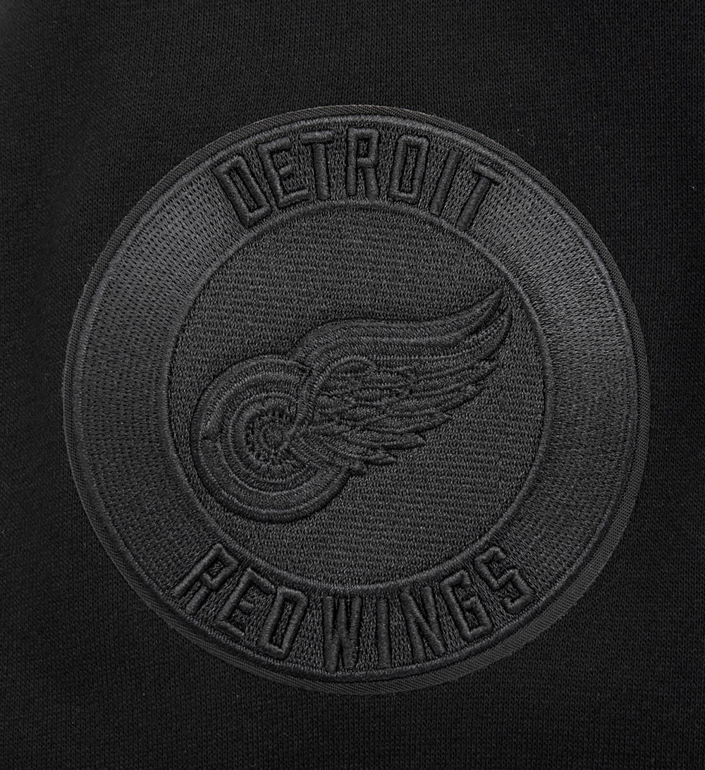 NHL DETROIT RED WINGS NEUTRAL DROP SHOULDER FLEECE PULLOVER HOODIE