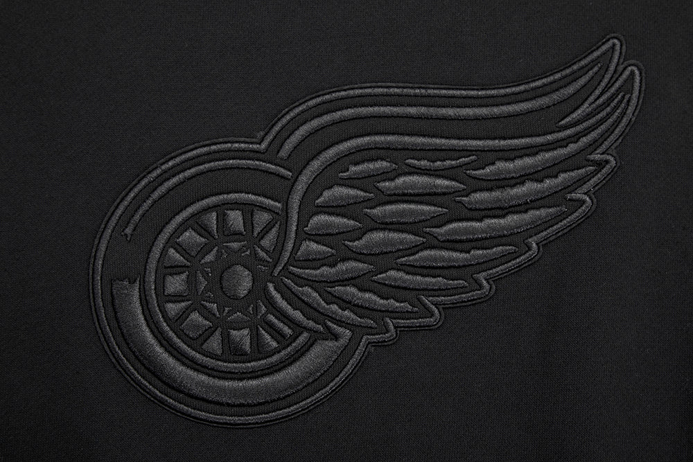NHL DETROIT RED WINGS NEUTRAL DROP SHOULDER FLEECE PULLOVER HOODIE