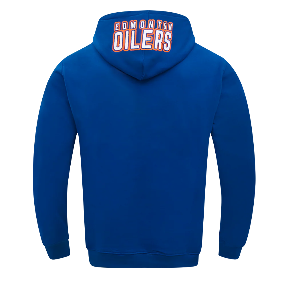 NHL EDMONTON OILERS CLASSIC MEN'S CHENILLE DK PO HOODIE