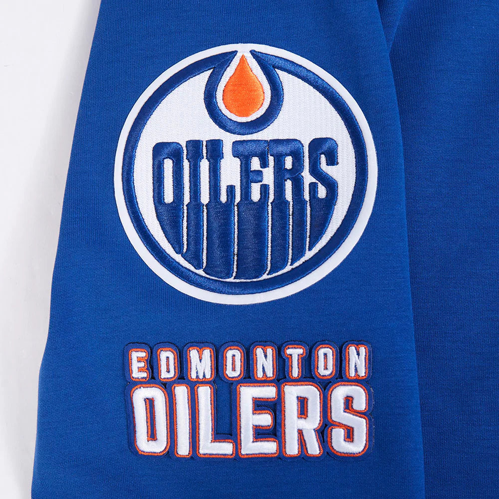 NHL EDMONTON OILERS CLASSIC MEN'S CHENILLE DK PO HOODIE