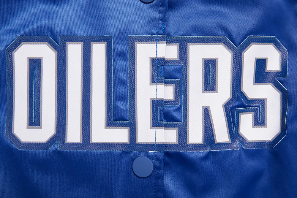 NHL EDMONTON OILERS CLASSIC WOMEN'S SATIN JACKET