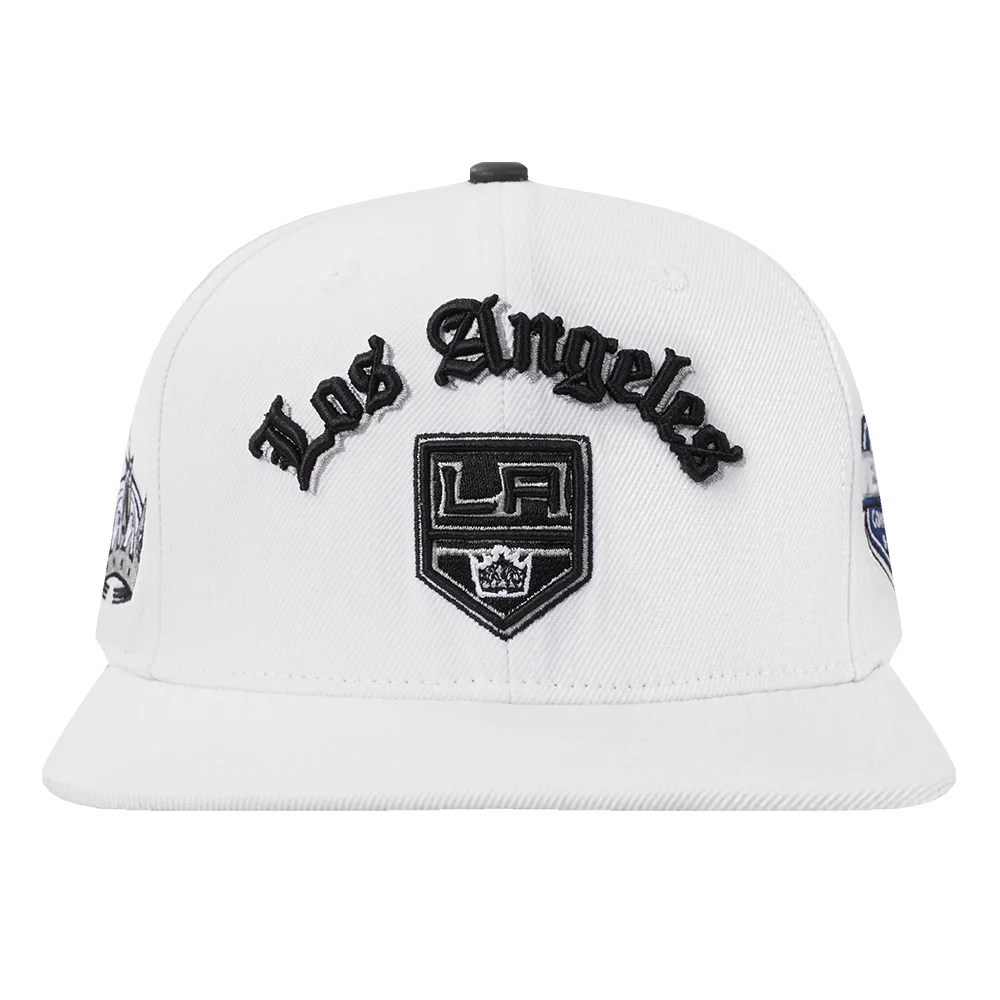 NHL LOS ANGELES KINGS OLD ENGLISH UNISEX 6 PANEL SNAPBACK HAT