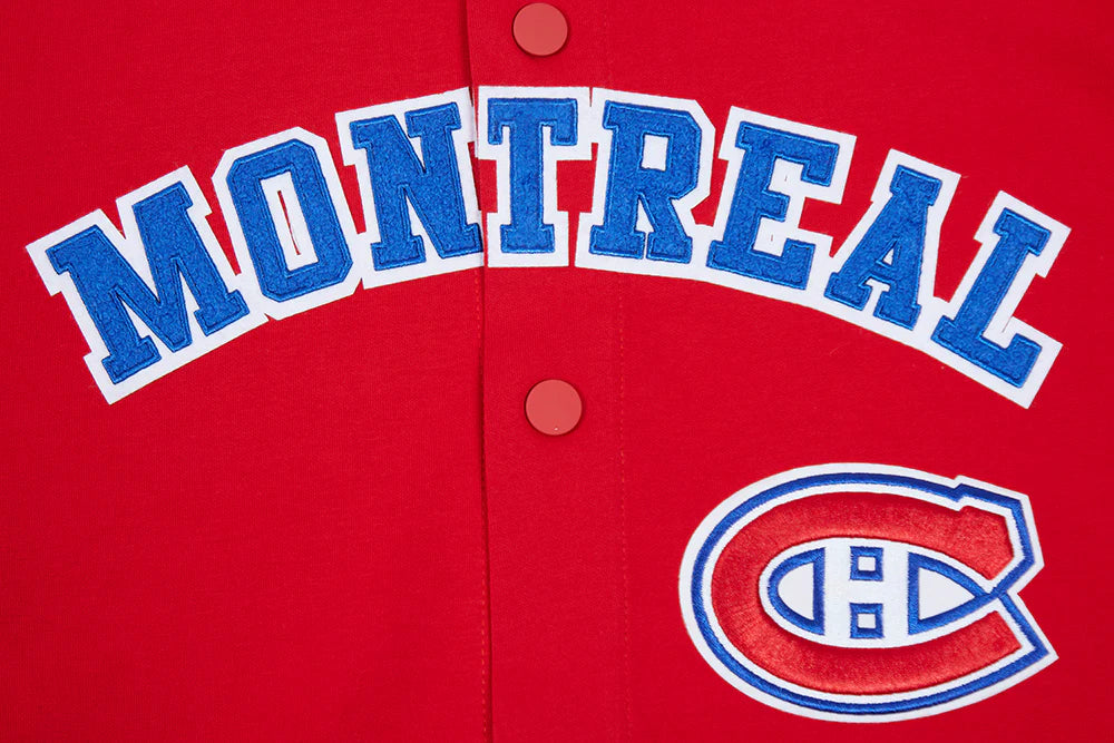 NHL MONTREAL CANADIENS CLASSIC MEN'S WARM UP JACKET