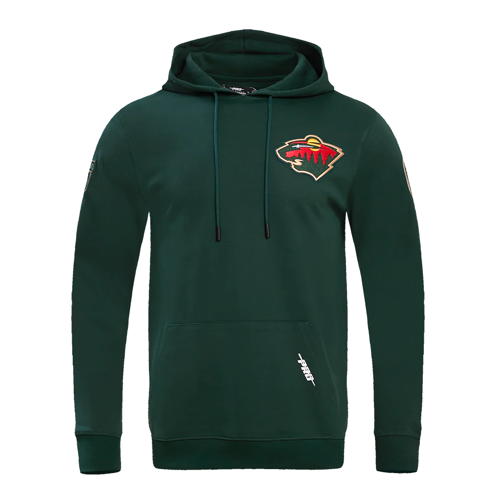 NHL MINNESOTA WILD CLASSIC CHENILLE MEN'S PULLOVER HOODIE