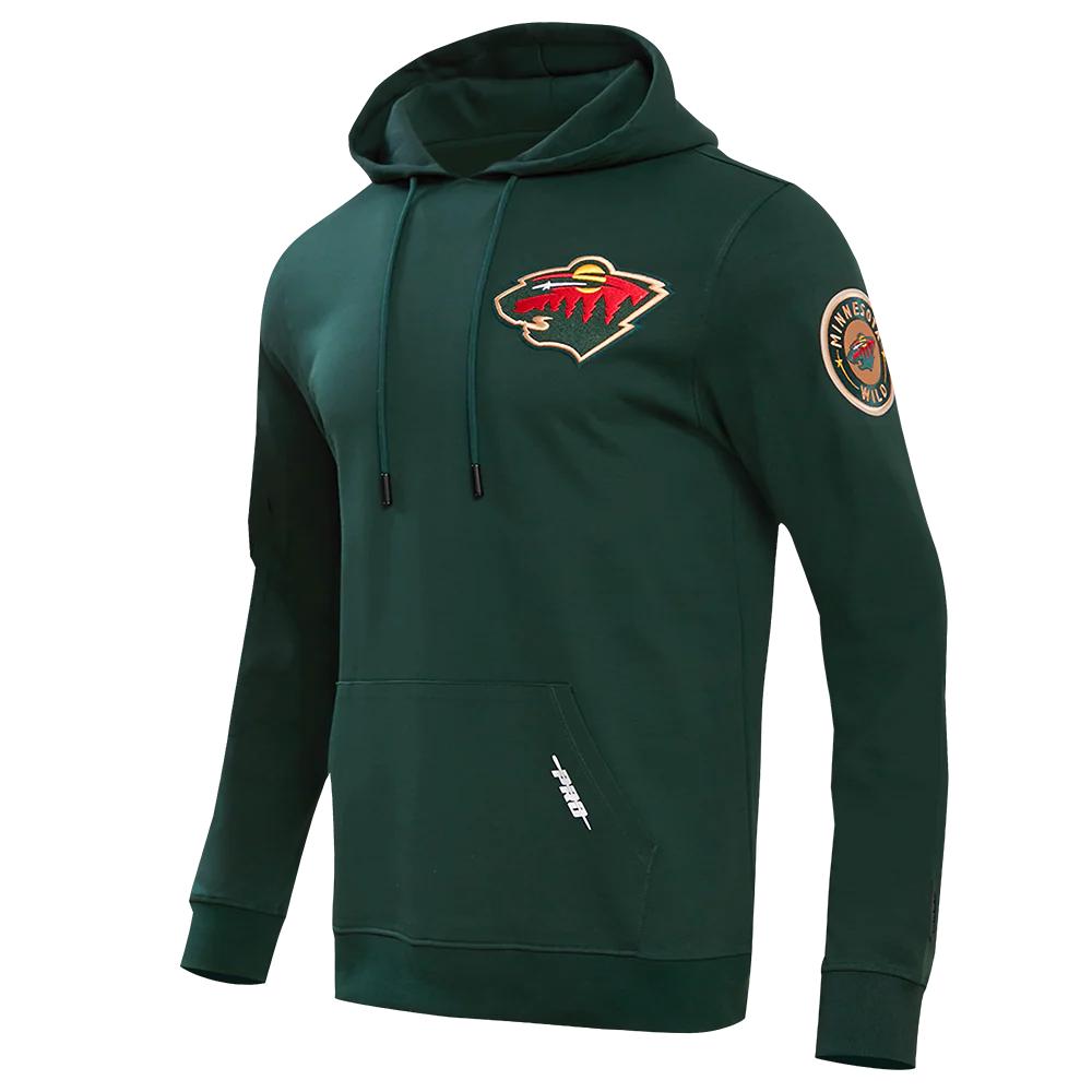 NHL MINNESOTA WILD CLASSIC CHENILLE MEN'S PULLOVER HOODIE