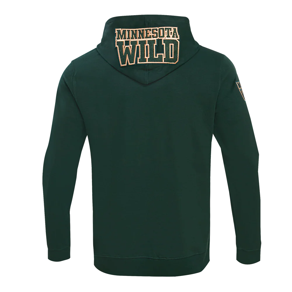 NHL MINNESOTA WILD CLASSIC CHENILLE MEN'S PULLOVER HOODIE