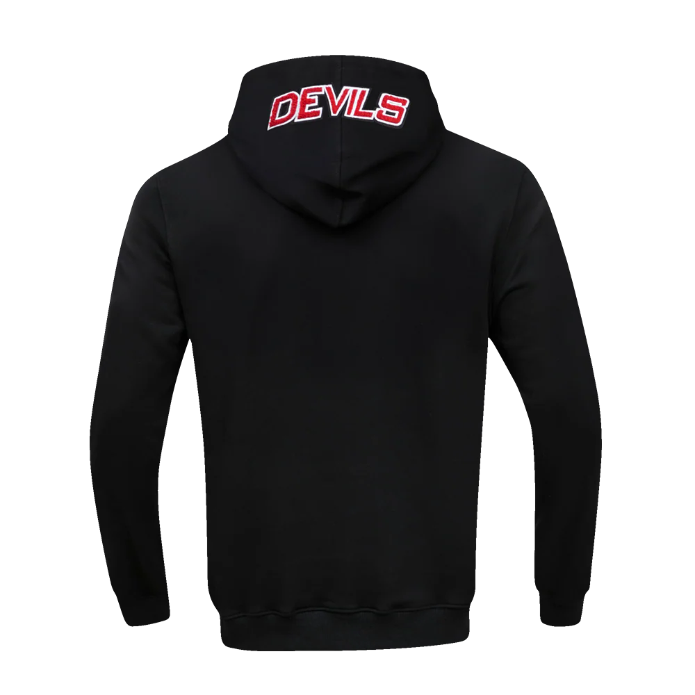 NHL NEW JERSEY DEVILS CLASSIC CHENILLE MEN'S FULL ZIP PULLOVER HOODIE