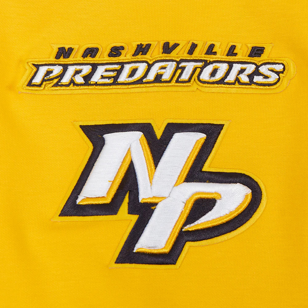 NHL NASHVILLE PREDATORS CLASSIC CHENILLE DOUBLE KNIT PULLOVER HOODIE