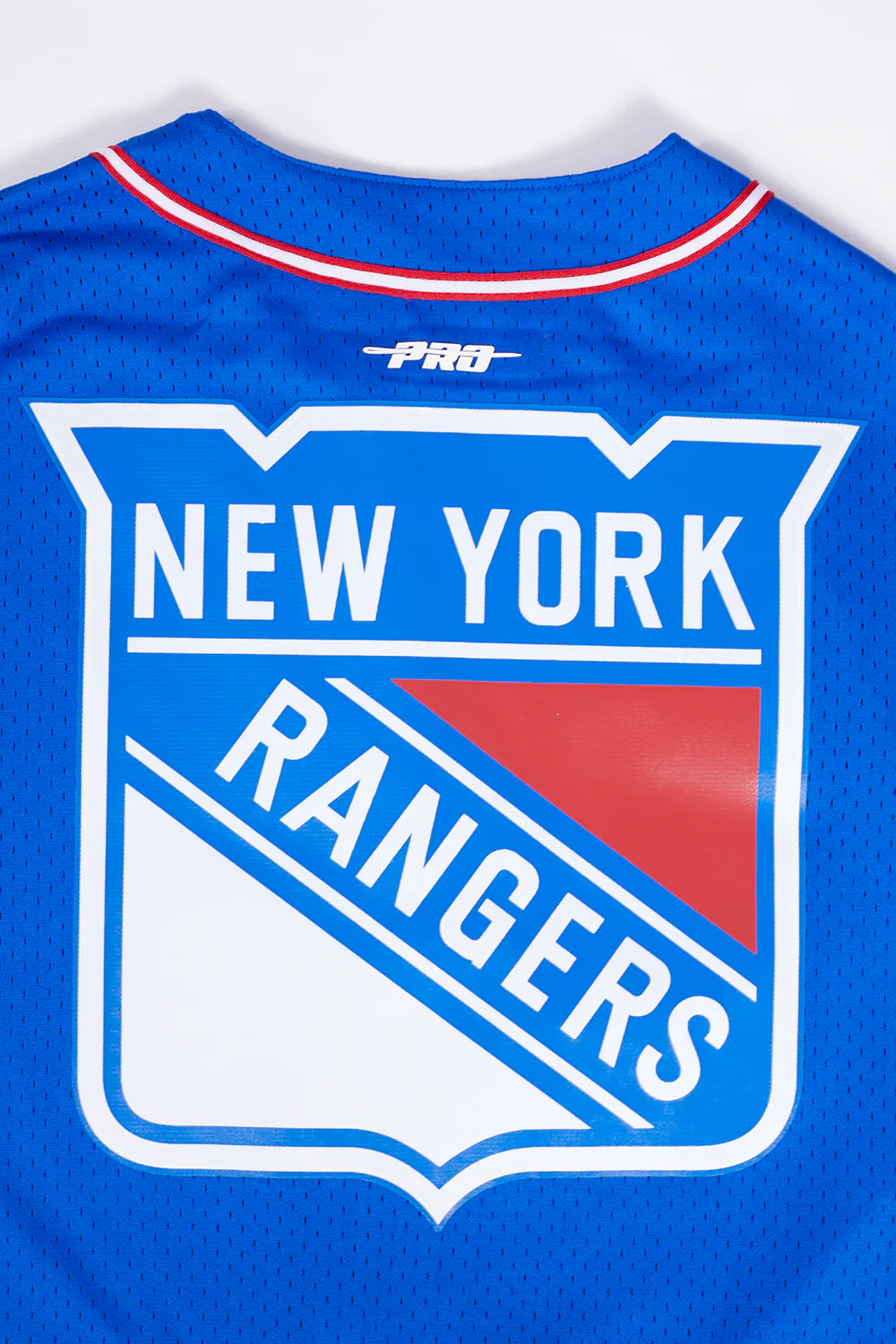 NHL NEW YORK RANGERS CLASSIC MEN'S MESH BUTTON DOWN JERSEY