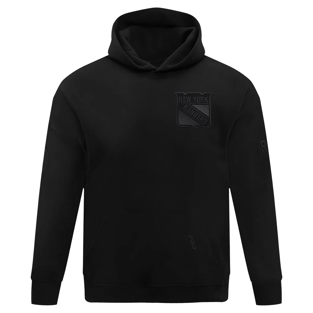 NHL NEW YORK RANGERS NEUTRAL DROP SHOULDER FLEECE PULLOVER HOODIE