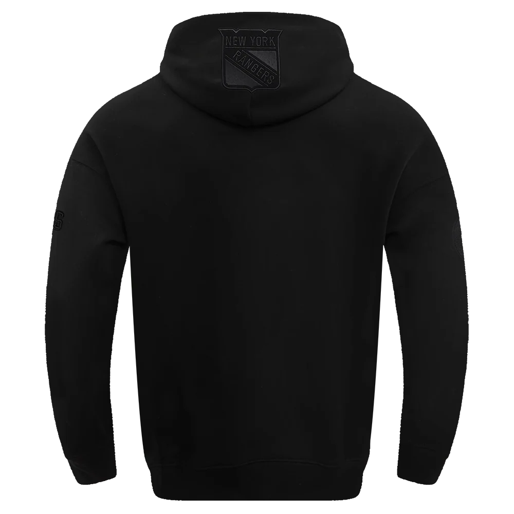 NHL NEW YORK RANGERS NEUTRAL DROP SHOULDER FLEECE PULLOVER HOODIE